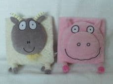 Adorable Set of My 1st Baby 'Animal' Plush & Board Bedtime Story Books