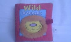 Adorable 'Wild Animals' 1st Baby Plush Book