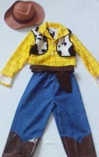 Deluxe Disney 'Woody' Cowboy 4-Piece Toy Story Fancy Dress 3-5 years