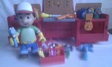 Disney Big Talking 2 in 1 Transforming Red Truck 'Handy Manny' Figure + Talking Tool Set