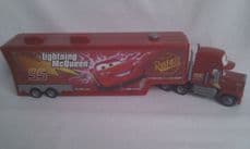 Disney Cars 'Mack Mac Hauler Truck' Rust-eze Lightning McQueen Carry Case
