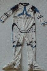 Fabulous Star Wars 'Storm Trooper' All-in-One Fancy Dress Outfit 6-8 years