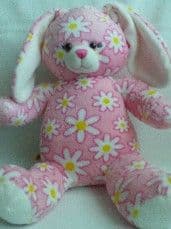 Rare Adorable Big 'Flowers' Bunny Build-a-Bear Plush Bear