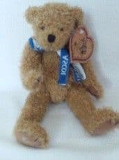Rare 'Ascot' Jointed Plush Collectable Teddy Bear