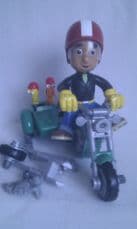 Rare Disney Big Talking 'Handy Manny & his Motorbike' & Tools