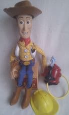 Rare Disney Talking 'Fire Fightin Woody' Cowboy & Accessories