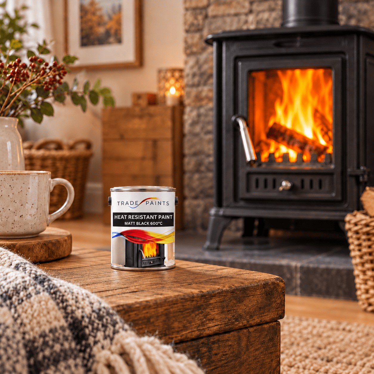 Heat Resistant Stove Paint | Refresh Your Log Burner for Winter