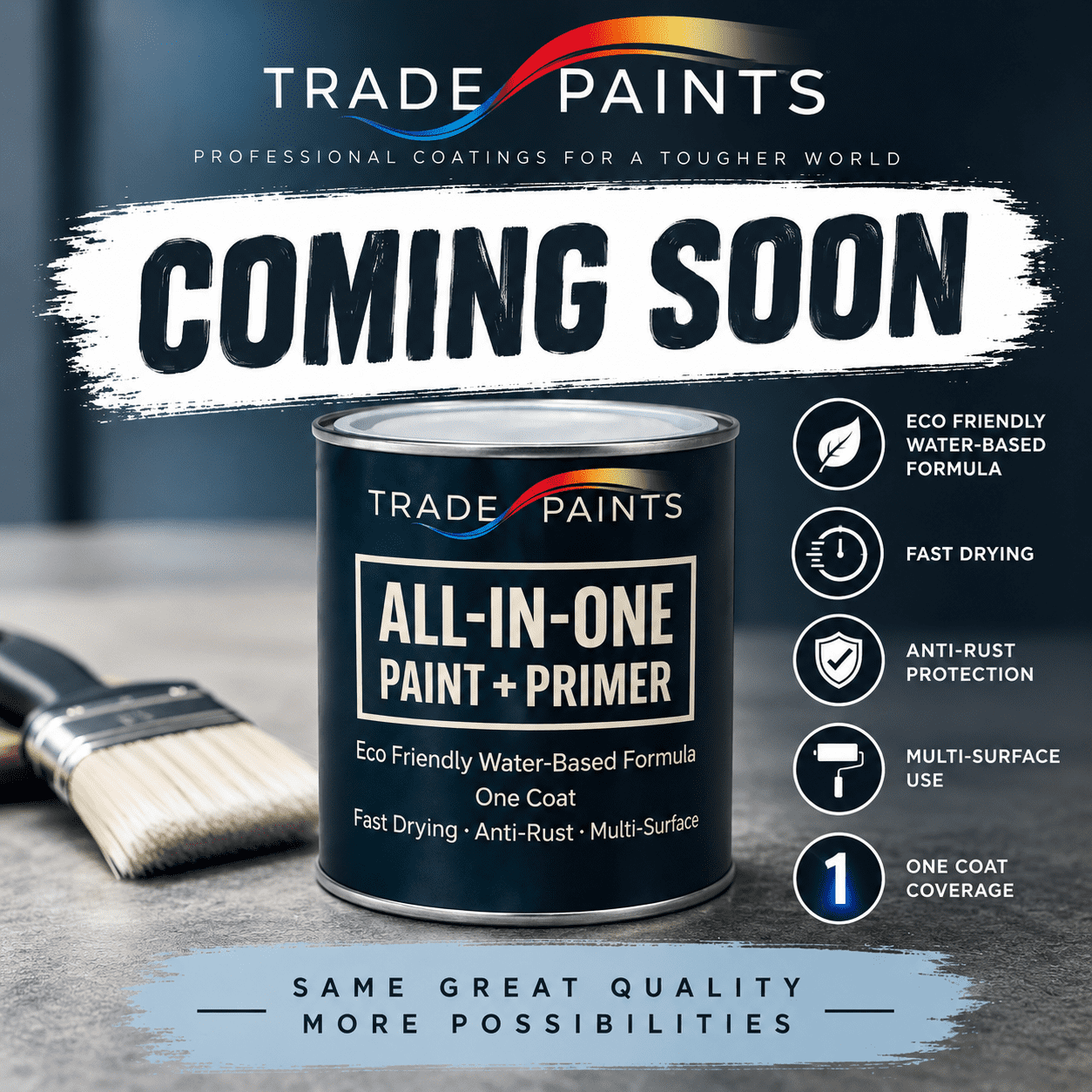 Trade Paints All-In-One Paint + Primer