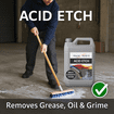 Acid Etch Concrete Floor Cleaner Solution | paints4trade.com