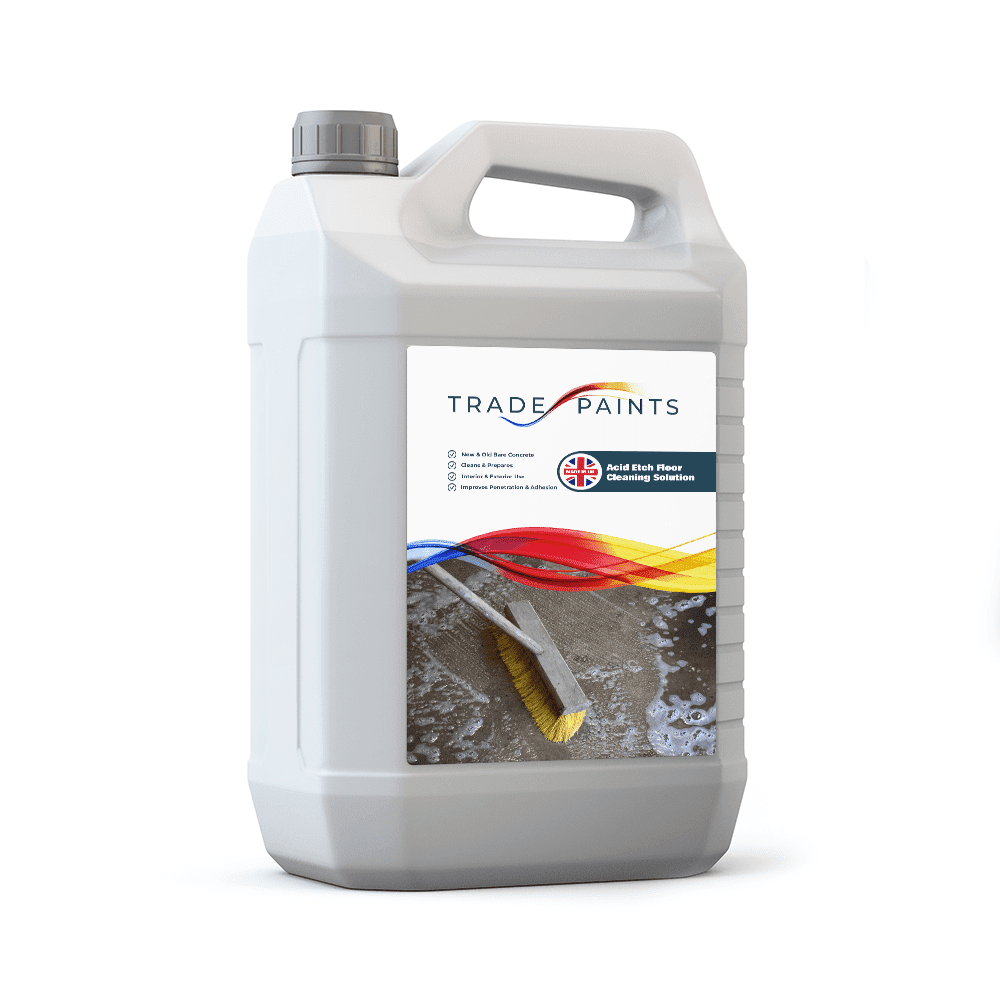 Acid Etch Concrete Floor Cleaner Solution