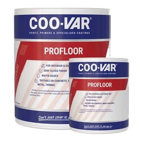 Coo-Var Profloor Water Based Floor Paint | paints4trade.com