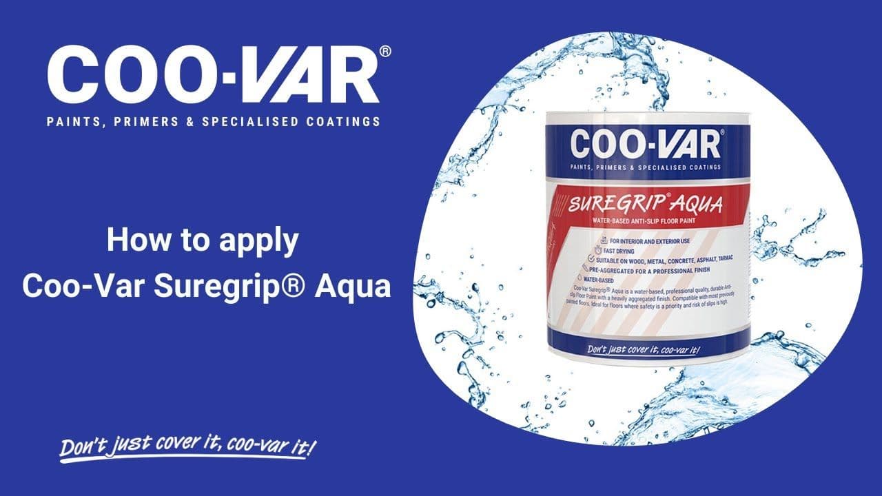 CooVar Suregrip Aqua Anti Slip Floor Paint