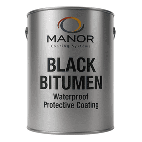 Manor Black Bitumen Paint  | paints4trade.com
