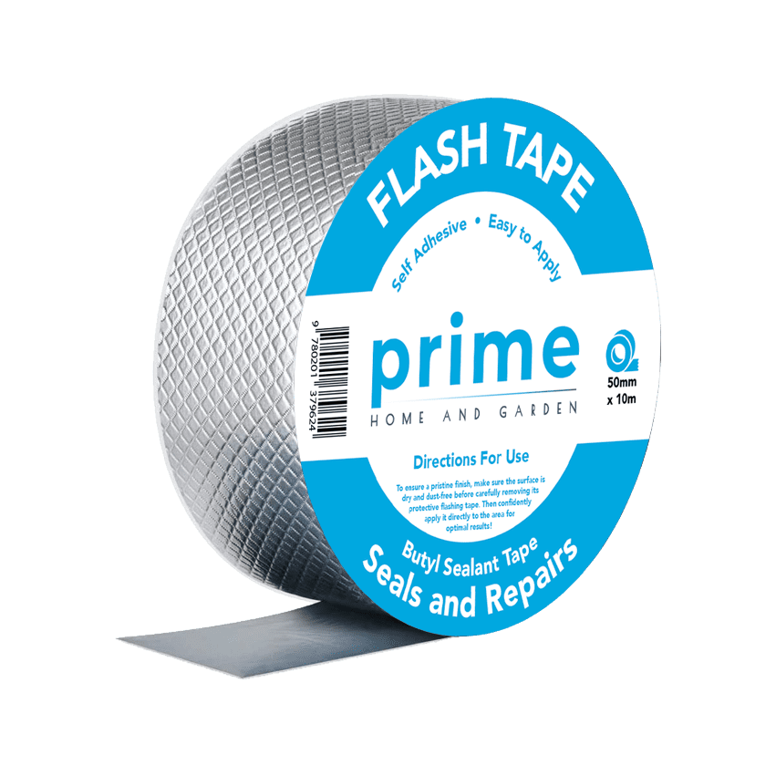 Prime Aluminium Butyl Flash Tape 50mm x 10m paints4trade