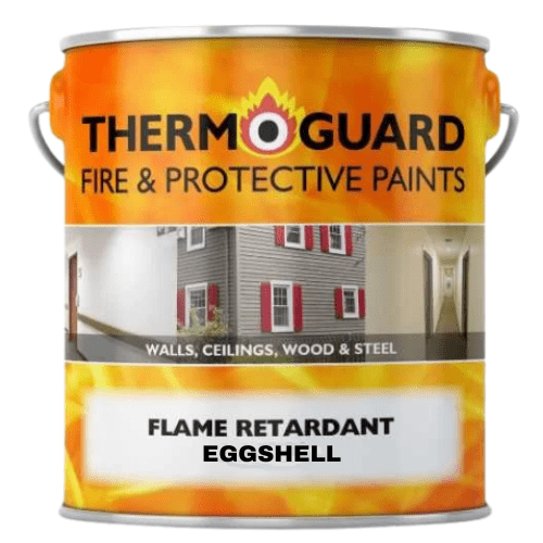 Shell Guard Paint Thermoguard Flame Retardant Topcoat Eggshell For Ceilings & Walls ...