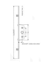 Avocet wms Offset U-Rail Espag Window Lock | LOCKFINDER