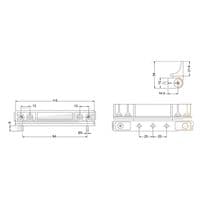 AVOCET UPVC DOOR BUTT HINGE | LOCKFINDER
