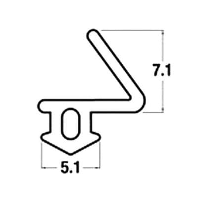 BUBBLE FLIPPER GASKET 5.1MM