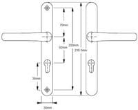 EASYFIT Unsprung Lever Lever- 200mm | Lockfinder
