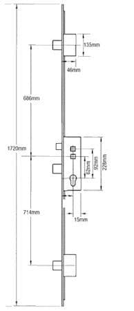 FULLEX Crimebeater 3 Deadbolts upvc door lock | Lockfinder