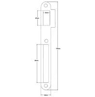 GU Timber Latch and Deadbolt Keep | LOCKFINDER