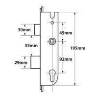 MACO New Style Lift Lever Gearbox | Lockfinder
