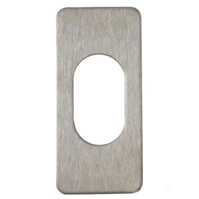 SOUBER SMALL STICK ON OVAL ESCUTCHEON