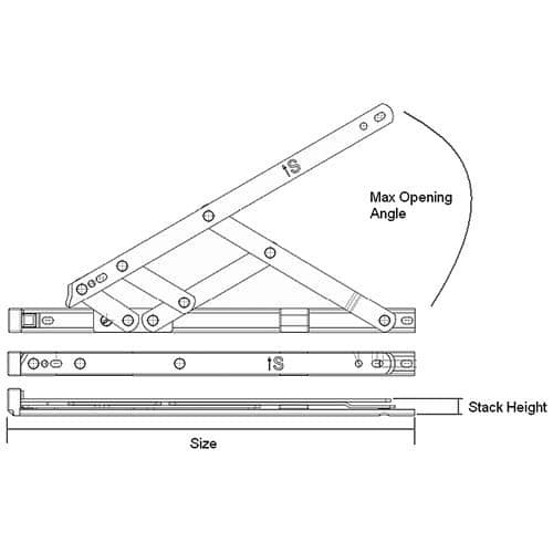 STD FRICTION STAYS WINDOW HINGES | Lockfinder