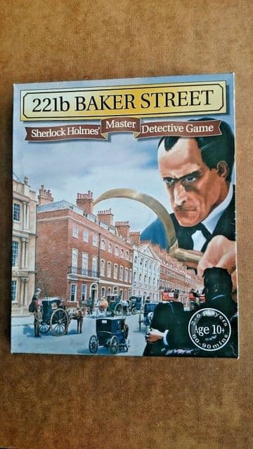 221b Baker Street Sherlock Holmes Master Detective Game by Gibsons (NEW)