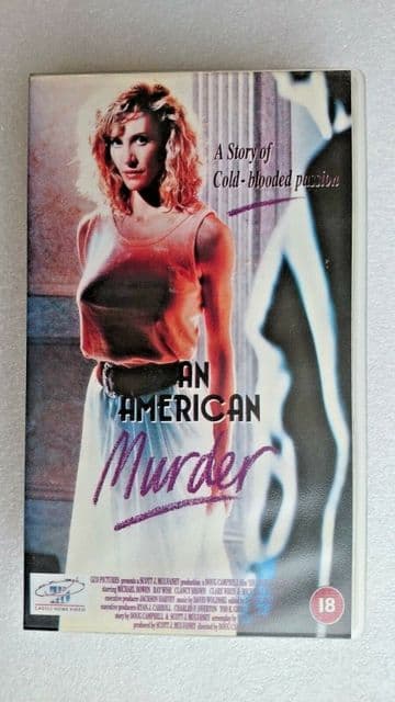 An American Murder (VHS, 1988)