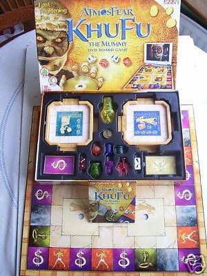 AtmosFear Khufu The Mummy DVD  Board Game