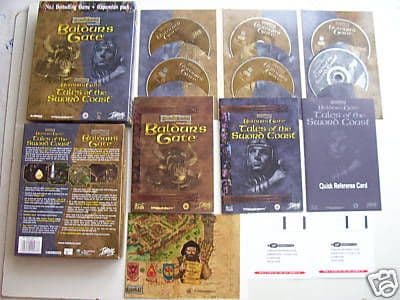 Baldur's Gate  PC Game + Exp Big Box Edition RARE