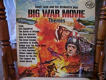 Big War Movie Themes Vintage   LP