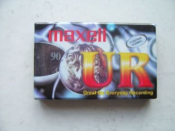 Blank Music Cassette Maxell UR  90  New and Sealed