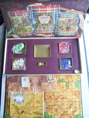 Campaign Board Game By Waddington's 1971