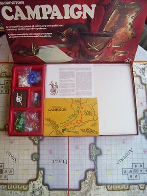 Campaign... Board Game By  Waddingtons 1974