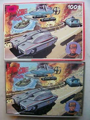 Captain Scarlet and the Mysterons Vintage 100 Piece Jigsaw by King