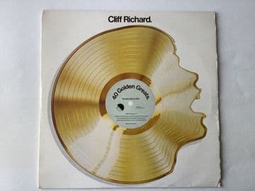 Cliff Richard: 40 Golden Greats, Double Vinyl Record LP 1977