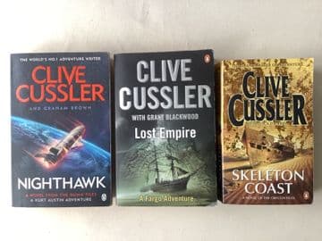 Clive Cussler Book Bundle: Nighthawk, Lost Empire, Skeleton Coast (Paperbacks)