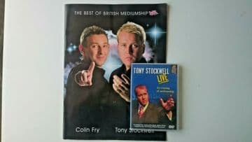Colin Fry and Tony Stockwell Collection DVD Plus Book Signed by Both
