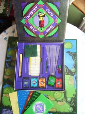 Country Club Golf Board Game . Deluxe Edition By Future Games 1990
