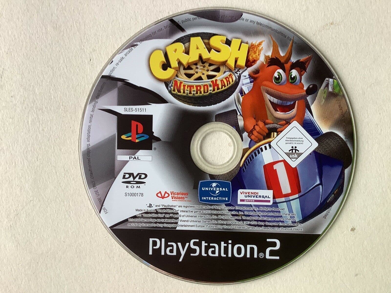 PS2 Crash Bandicoot Action Pack (PAL) – Bon état, Jeu Complet