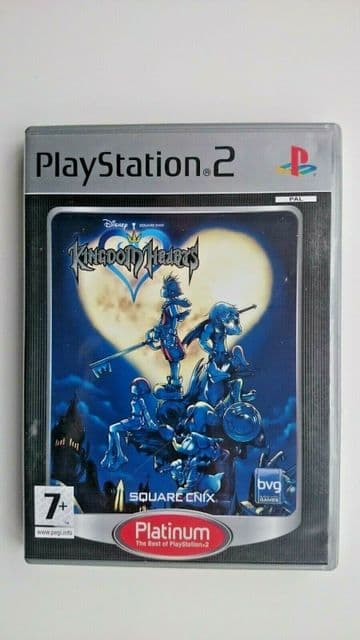 Disney's Kingdom Hearts- Platinum (Sony PlayStation 2, 2003) - European Version