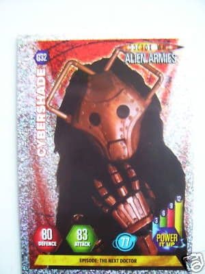 Doctor Who Alien Armies Cybershade G32 Card