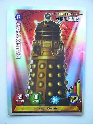 Doctor Who Alien Armies Dalek Thay F7 Card