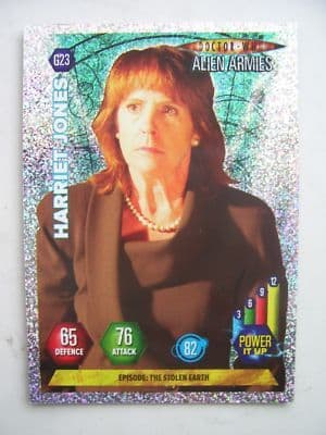 Doctor Who Alien Armies Harriet Jones G23 Card