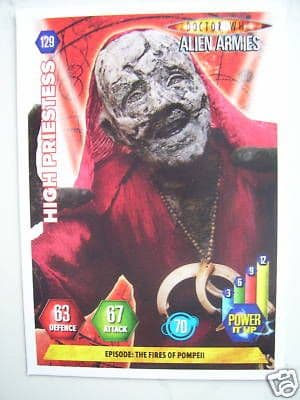 Doctor Who Alien Armies High Priestess 129 Card