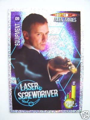 Doctor Who Alien Armies Laser Screwdriver G10 Card