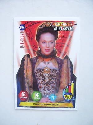 Doctor Who Alien Armies Lilth 67 Card