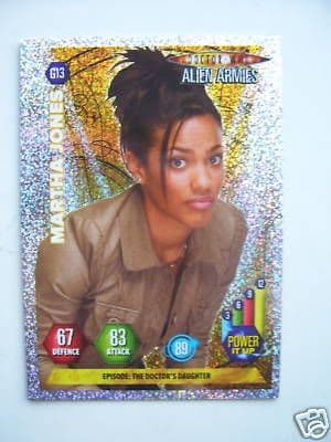 Doctor Who Alien Armies Martha Jones G13 Card